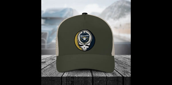 Grateful Dead - Milwaukee Brewers Stealie Grateful Dead Trucker Cap - StealieShop